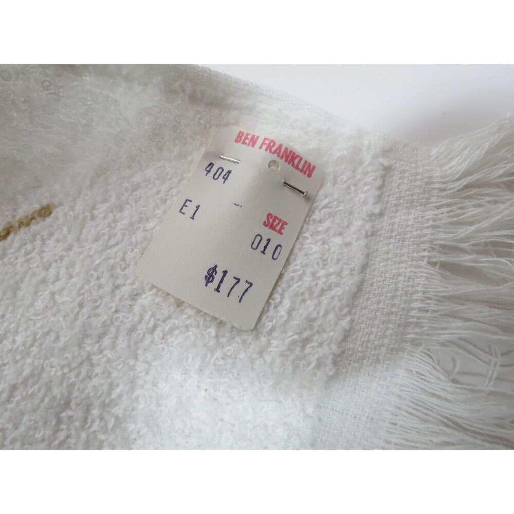 Lot of 3 Vintage Terry Kitchen Towels 1980s w/ Tags Mushroom, Chicken, Vegetable - Picture 8 of 16